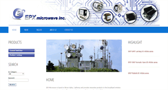 Desktop Screenshot of epxmicrowave.com