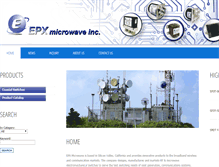 Tablet Screenshot of epxmicrowave.com
